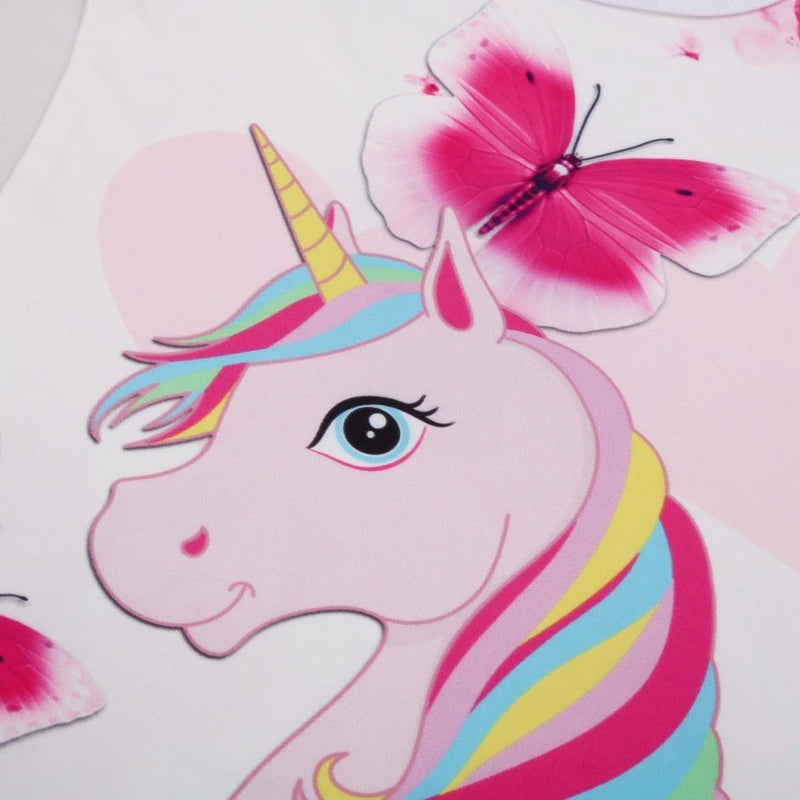 New Baby Kids Dresses Girls Dress Sleeveless Clothing Children Princess Party Lol Dress Unicorn Clothes 4 5 6 7 8 9 10 Years