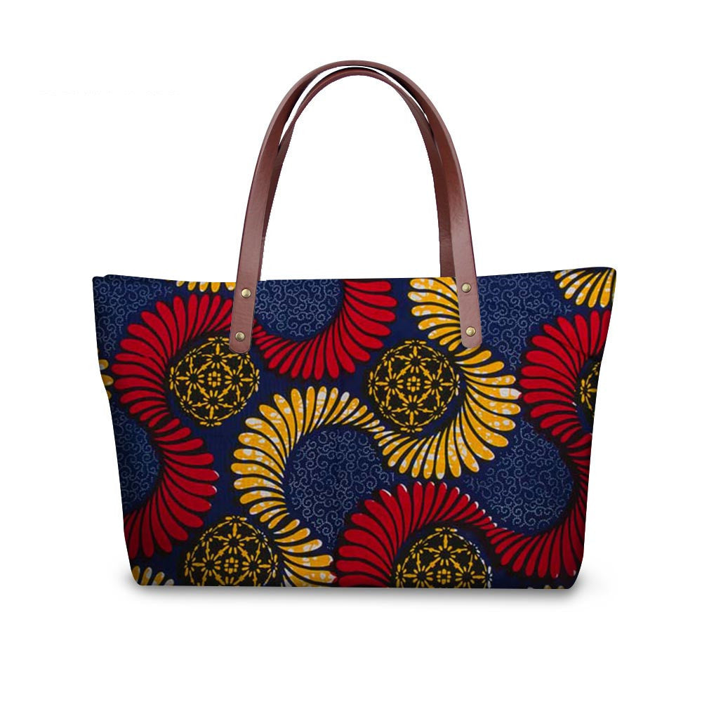 Sac à main style bohéme à tissu Africain