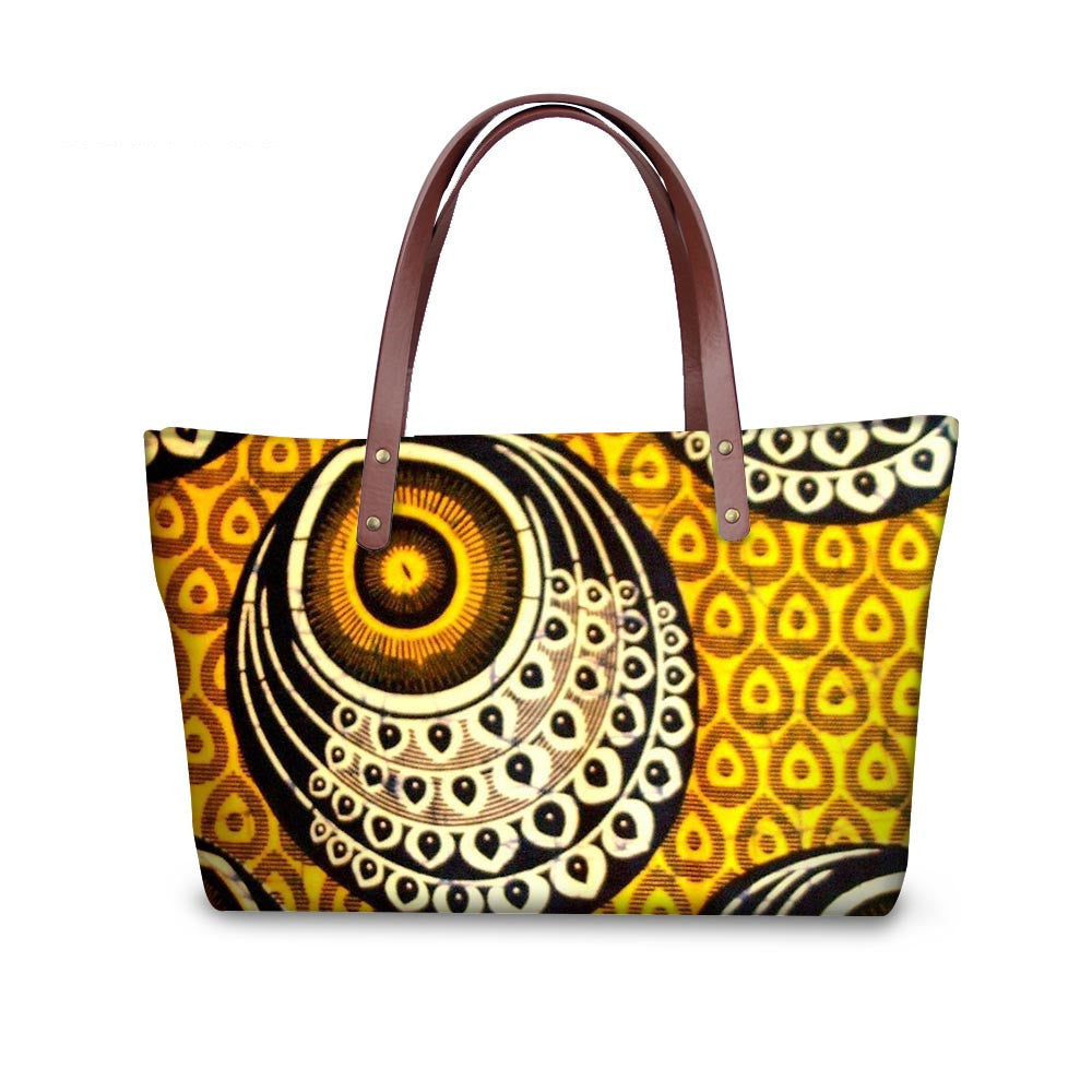 Sac à main style bohéme à tissu Africain